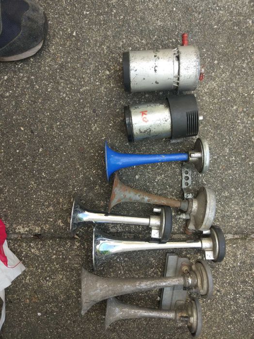 Buzinas corneta com compressor