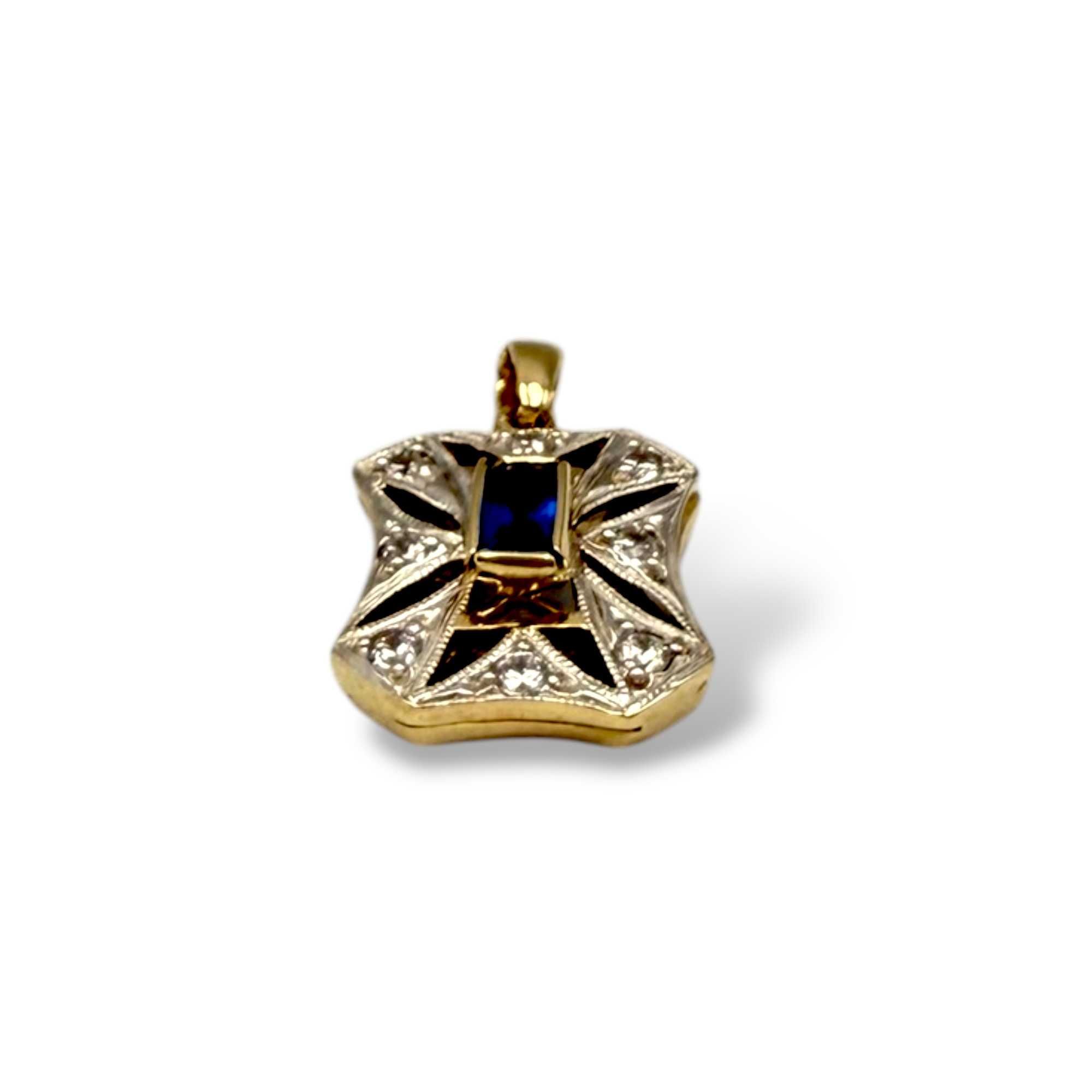 Nieużywana złota zawieszka PR.585 14K