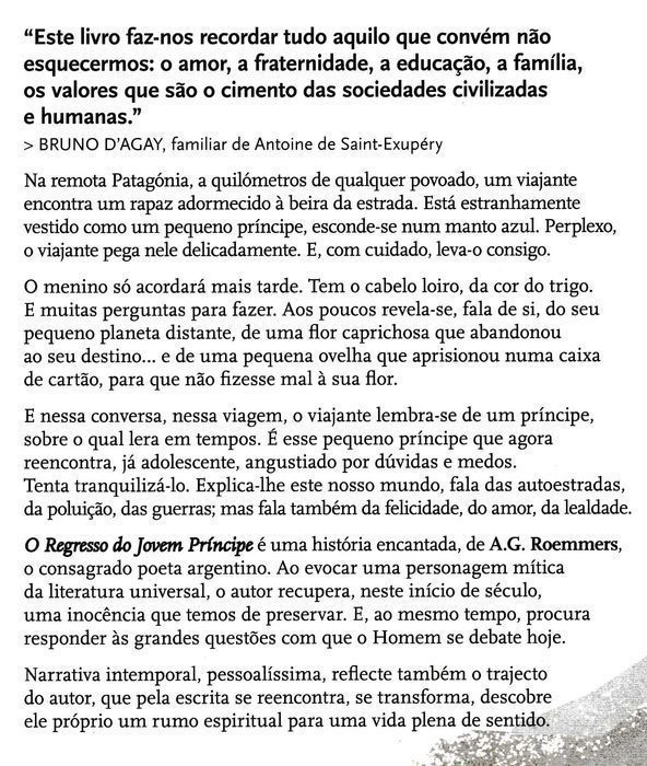 O Regresso do Jovem Príncipe de A. G. Roemmers [Ler+] Portes Inc
