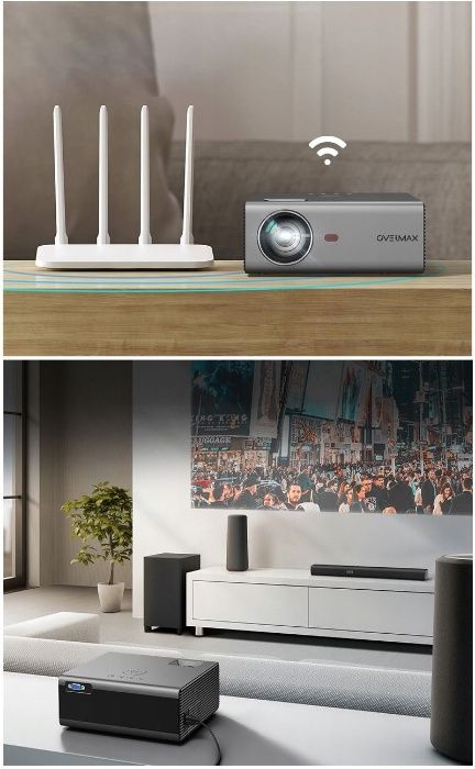 Nowy Rzutnik Projektor OVERMAX MULTIPIC 3.5 LED HD WiFi Kino Domowe FV