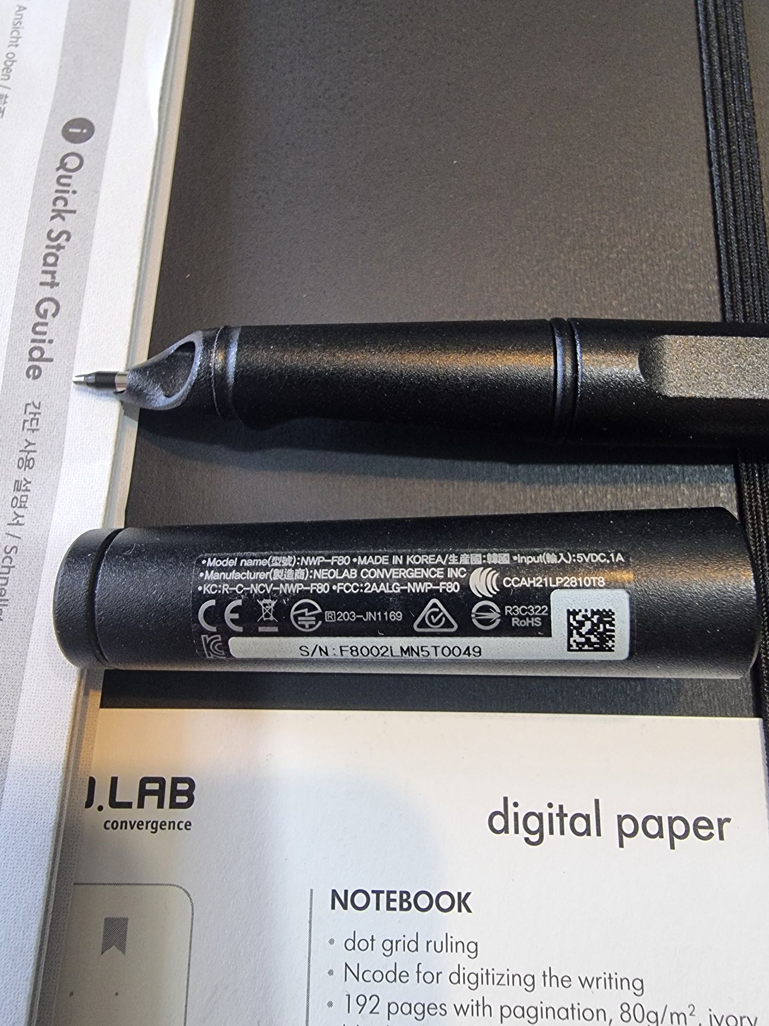 Pióro cyfrowe +notes A5 LAMY X neo.lab NWP-F80
