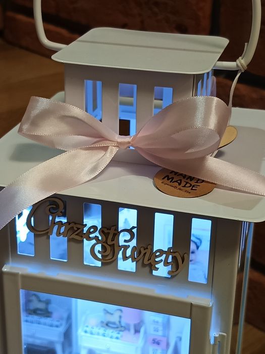 Lampion pamiątka Chrztu świętego narodziny urodziny prezent