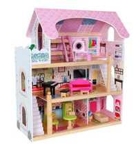 Детский деревянный домик для кукол Барби ЛОЛ