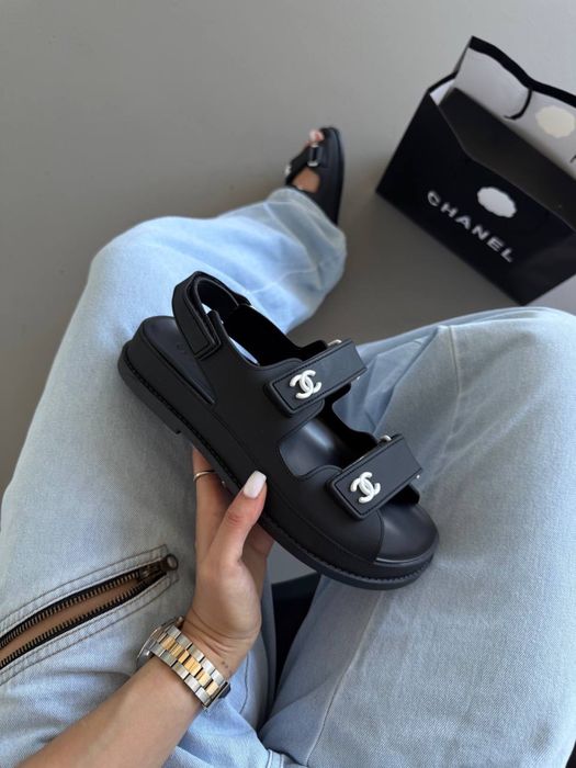 Sandaly Chanel dad black