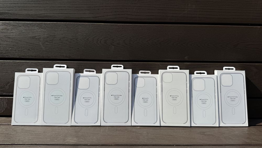 Oryginalne Przezroczyste Magsafe od 15 Pro Max do 12