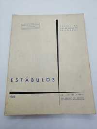 Livro Estábulos (Textos vulgarização veterinária 1965) Tavares Cabral