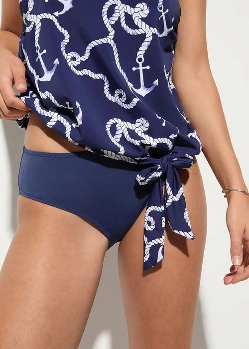 B.P.C tankini granatowe w jasne wzory 46.