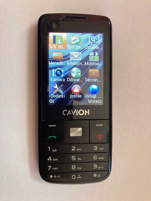 Telefon komórkowy Cavion model: Base 2.4 - na 2 karty SIM