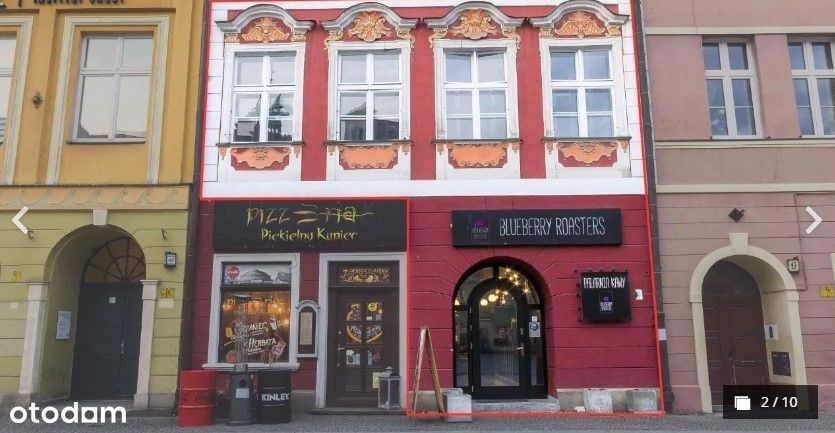 Lokal 216m2 w Rynku - wejście z tafli Rynku