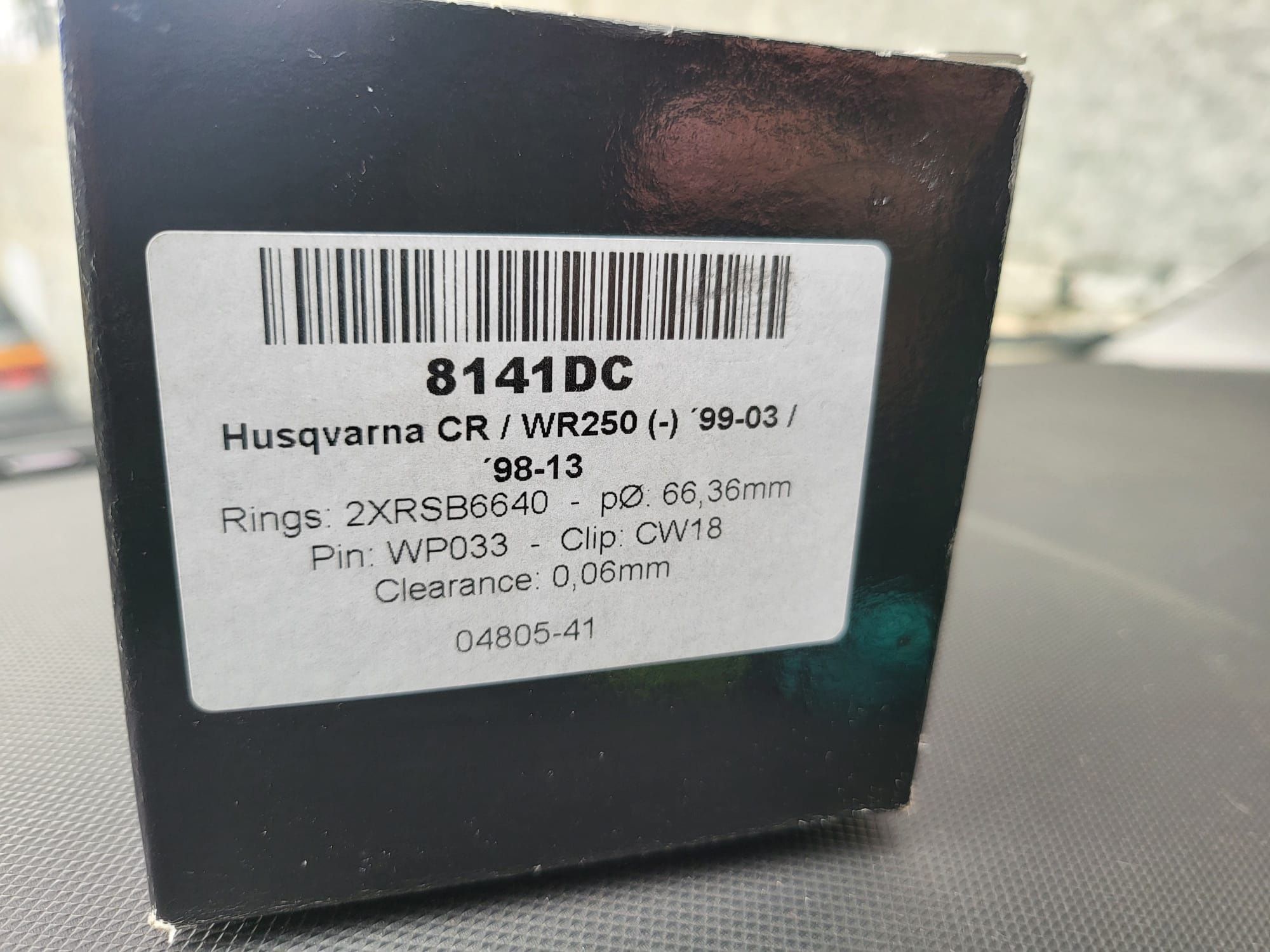 Pistão Wossner 8141DC Husqvarna CR/WR 250 de 97 a 12 - 66.36mm