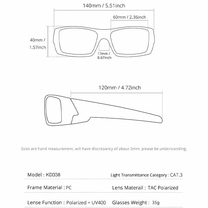 OKULARY PRZECIWSŁONECZNE. Polaryzacyjne HD. Camouflage/Black. Sportowe