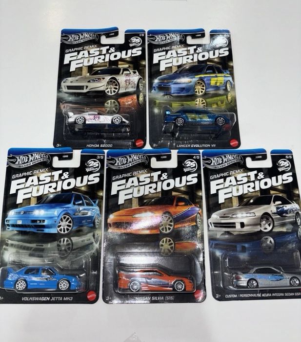 Set Completo Hot Wheels Fast & Furious Graphic Remix