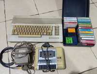 Commodore 64, zestaw kompletny + kasety