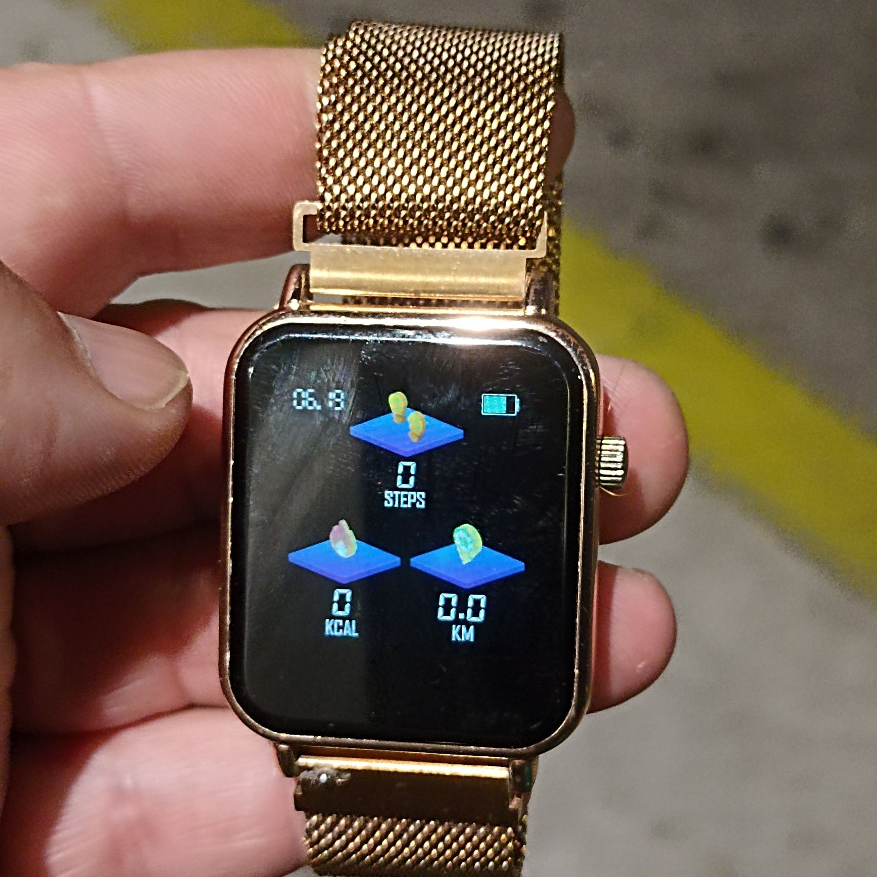 Smartwatch a funcionar muito bem