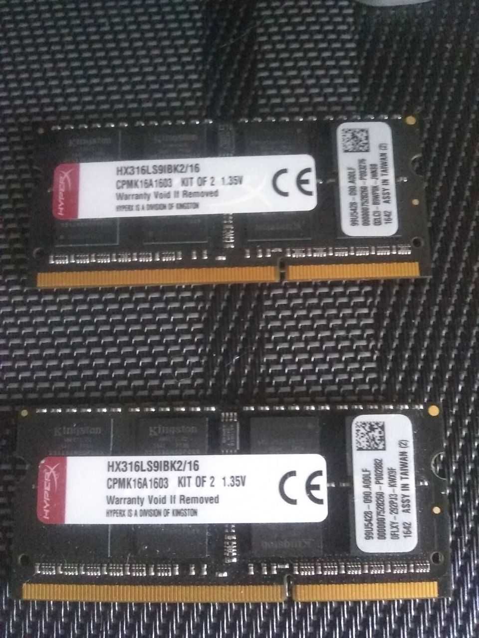 HyperX DDR3L-1600 2x8Gb (16Gb) SO-DIMM 1600 MHz