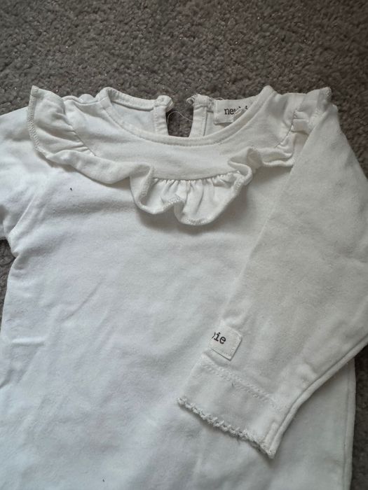 Białe body newbie r. 56