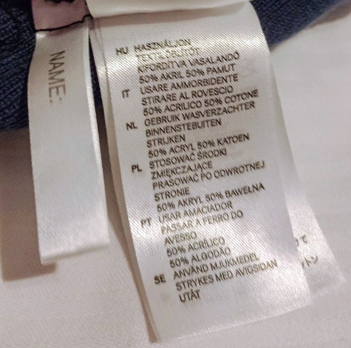 Czapka chłopięca ocieplana dzianina Spiderman 3/6lat Marvel H&M