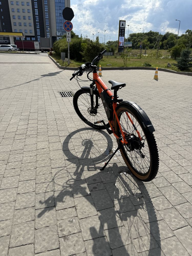 Електро велосипед Canondale 29” 19 рама оранжевий