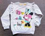 Minnie nowa ocieplana bluza dziewczęca 110 cm