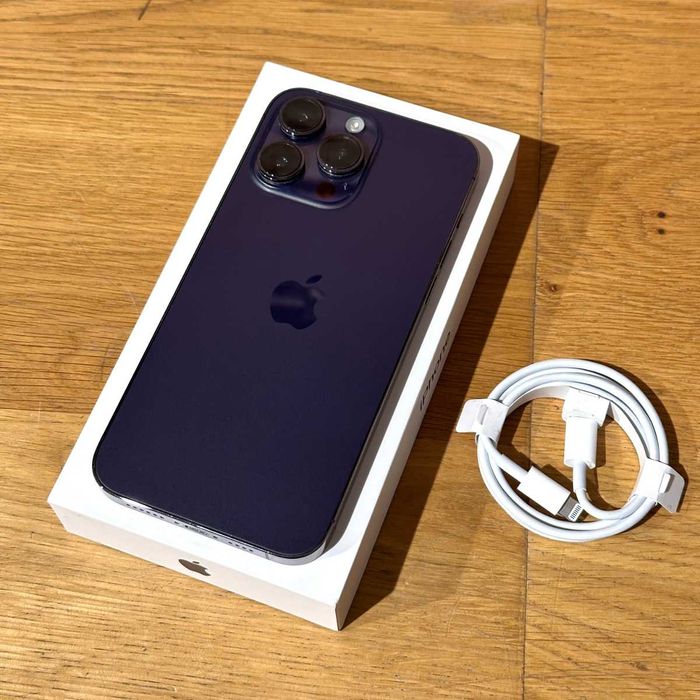  Apple iPhone 14 Pro Max 128GB Deep Purple Idealny Bat 100% Gwarancja