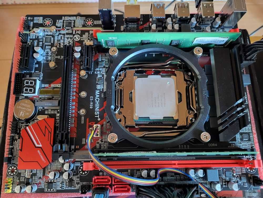 Bundle X99 (Xeon) (Board+CPU+cooler+8GB+NVME+WiFi e BL)