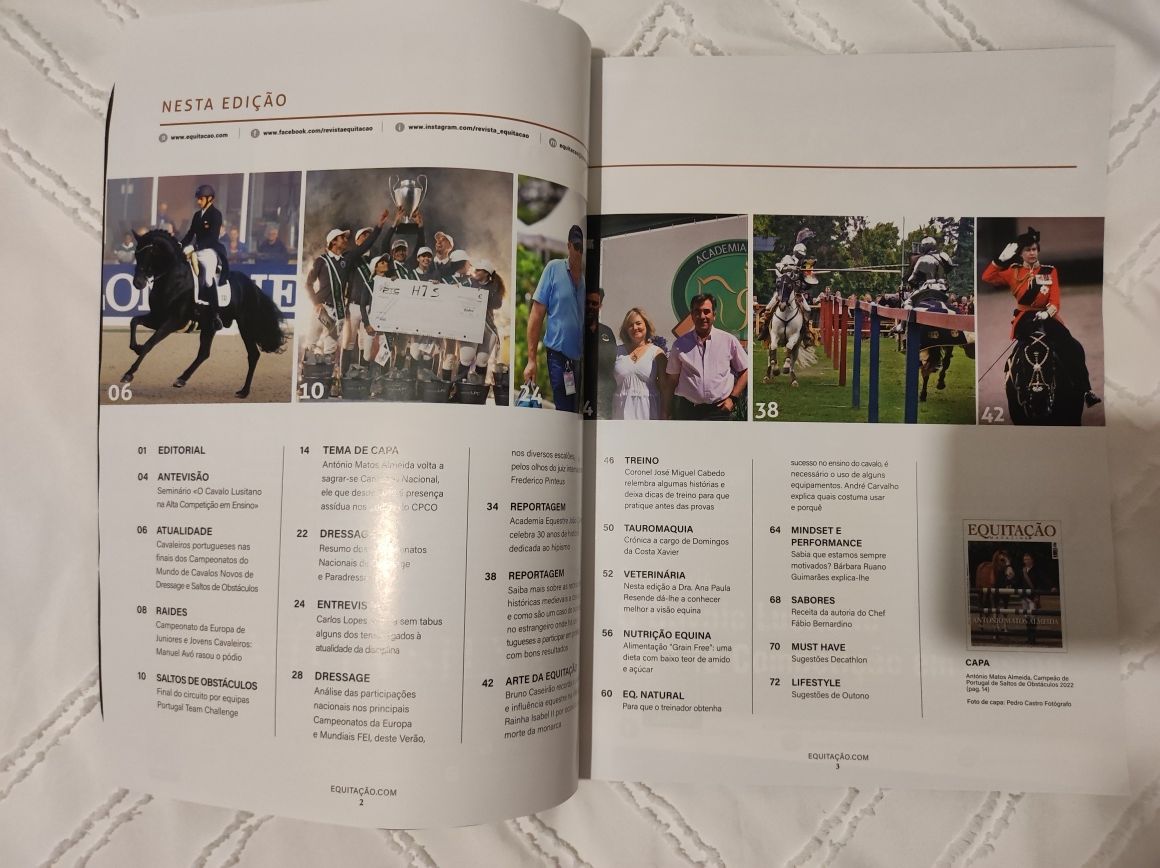 Revista Magazine Equitação e Livro Guia Essencial Comportamento Cavalo