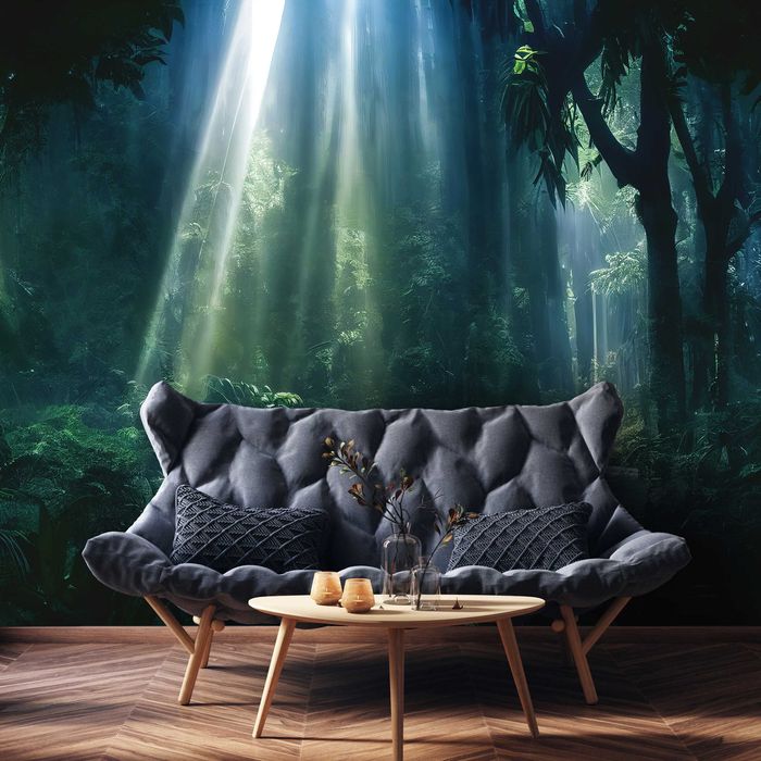 Fototapeta Las Promienie Słońca Do Pokoju 3D Na Twój Rozmiar + KLEJ