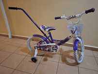 Rower dziewczęcy Rock Kids  Jasmine 16" z bocznymi kółkami