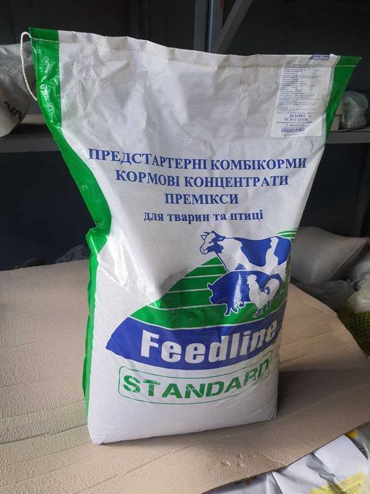 БМВД 30кг 6% Feedline Откорм Гровер для бройлеров 11-21д, ОЛХ Доставка