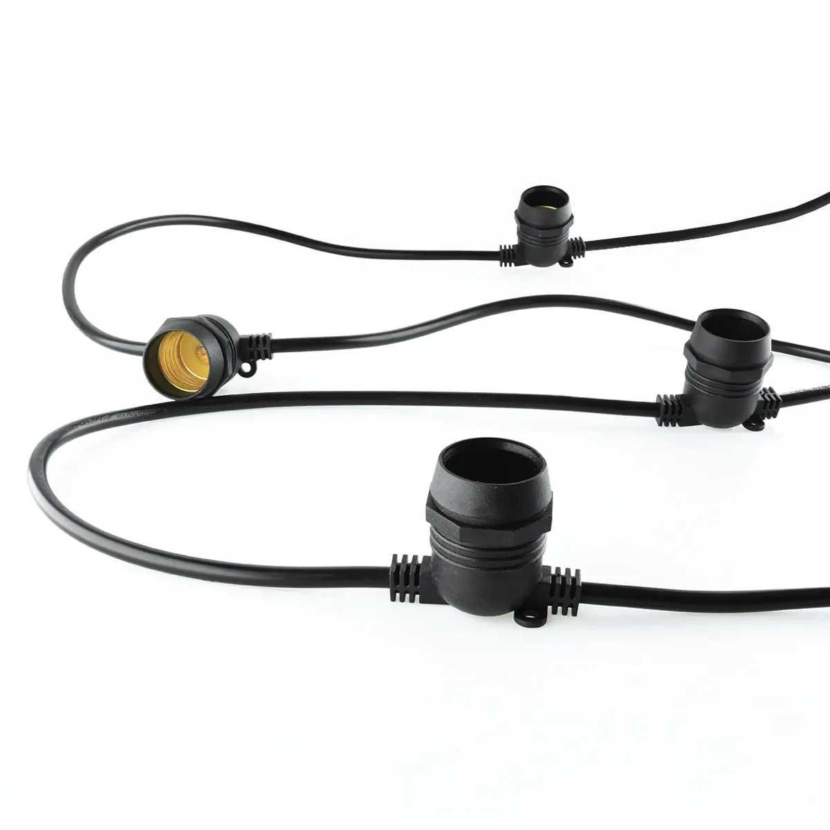 Гірлянда лампочками вулична Е27 IP67 10шт 10,5 м для LED ламп до 1000W