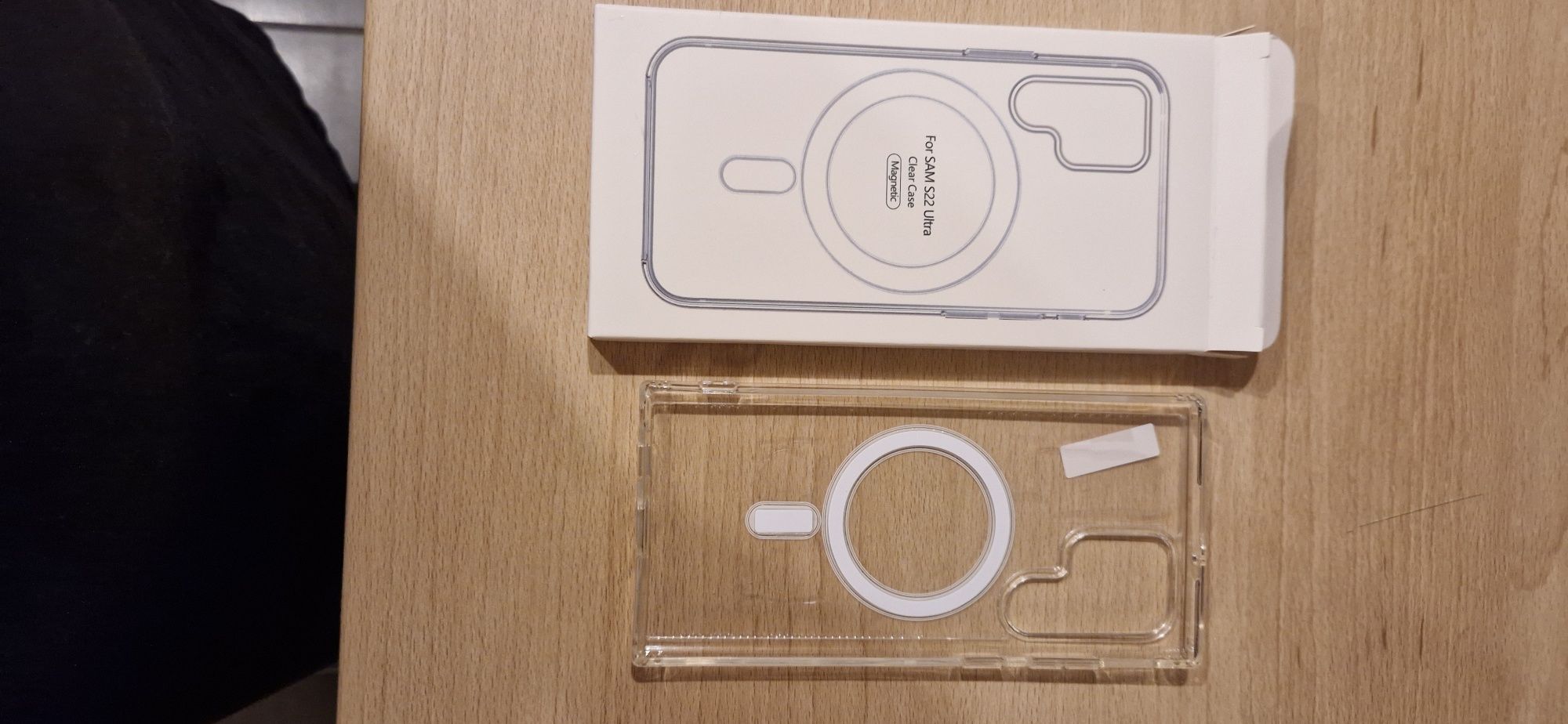 NOWE Etui Magnetyczne MagSafe Clear do Samsung Galaxy S22 Ultra