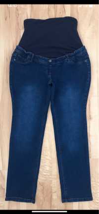 Ciążowe rozm L Up 2 Fashion spodnie jeansy dżinsy  granatowe Vintage