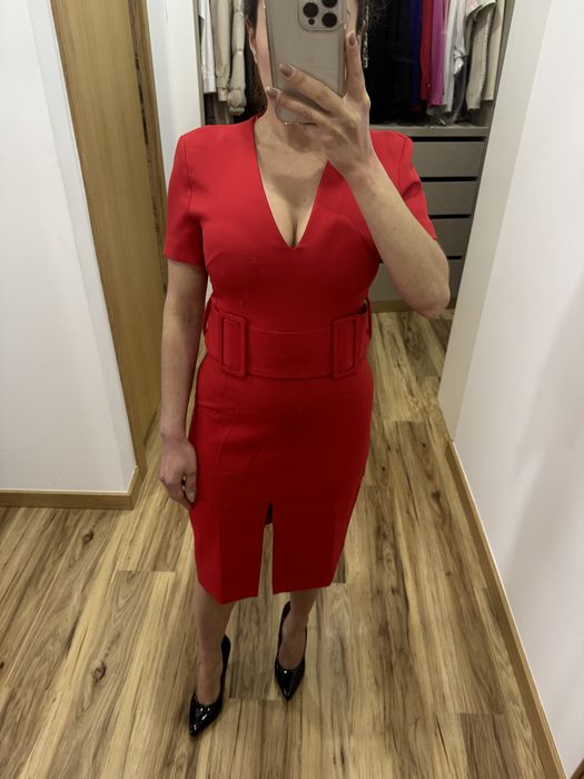 Vestido vermelho Zara