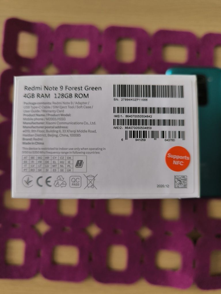 Xiaomi Redmi Note 9 4/128 GB