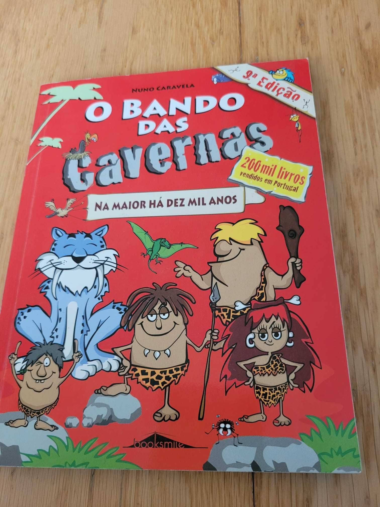 Livros da coleção do “O Bando das Cavernas” - 4 livros