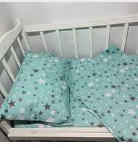 Змінна Постіль в дитяче ліжечко (простинь на резинці)