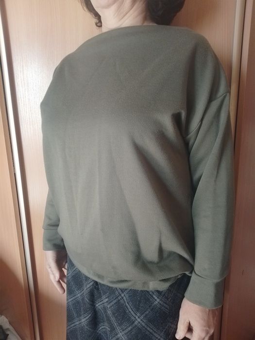 Реглан, кофта boohoo L оверсайз