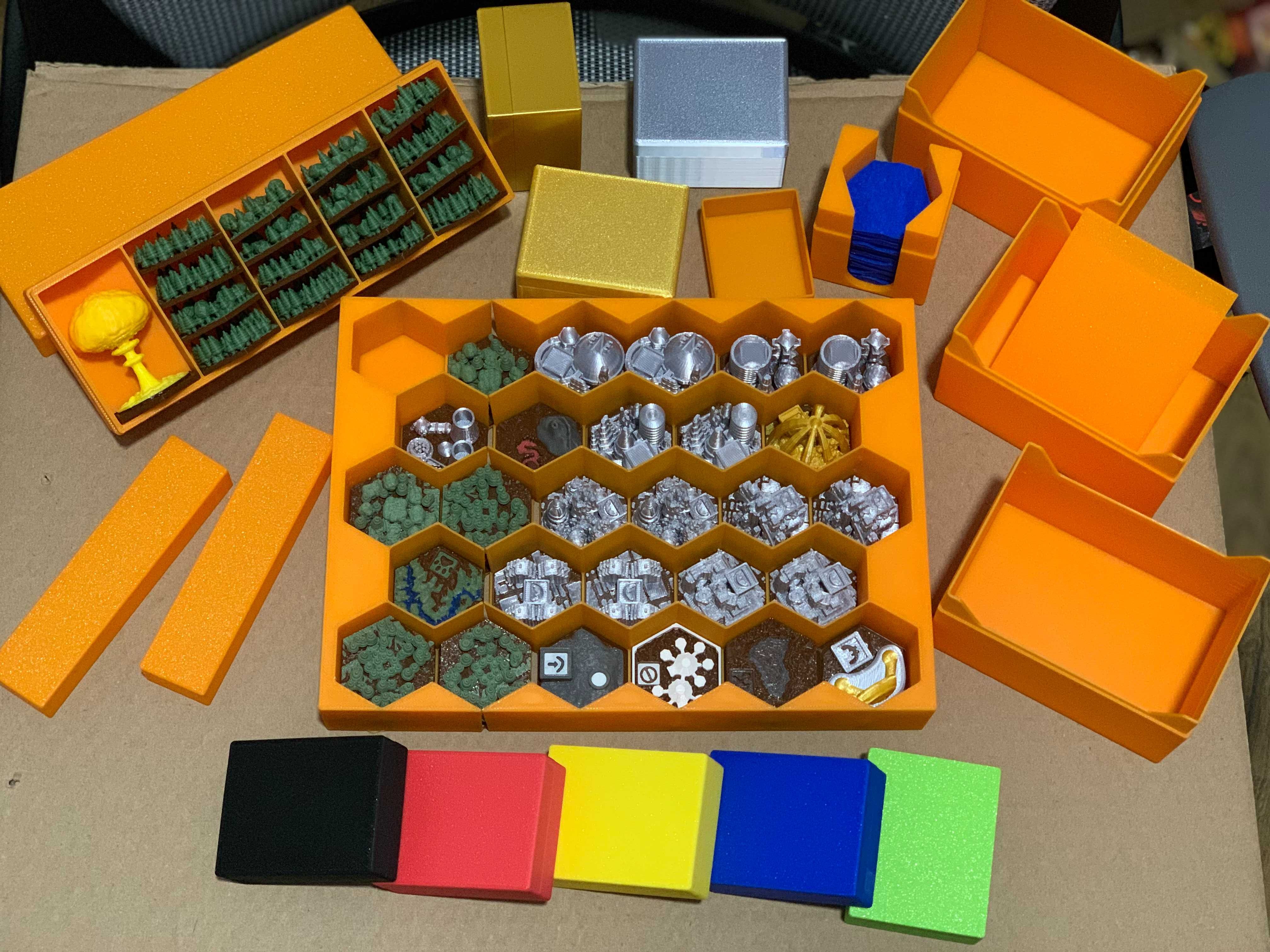 Terraformacja Marsa - komplet modeli 3D PREMIUM + organizer / insert
