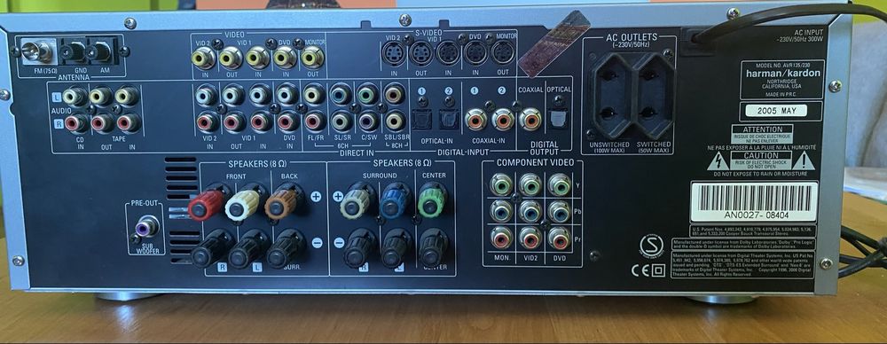 Harman Kardon AVR 135 – Amplituner 5.1 | Klasyka kina domowego