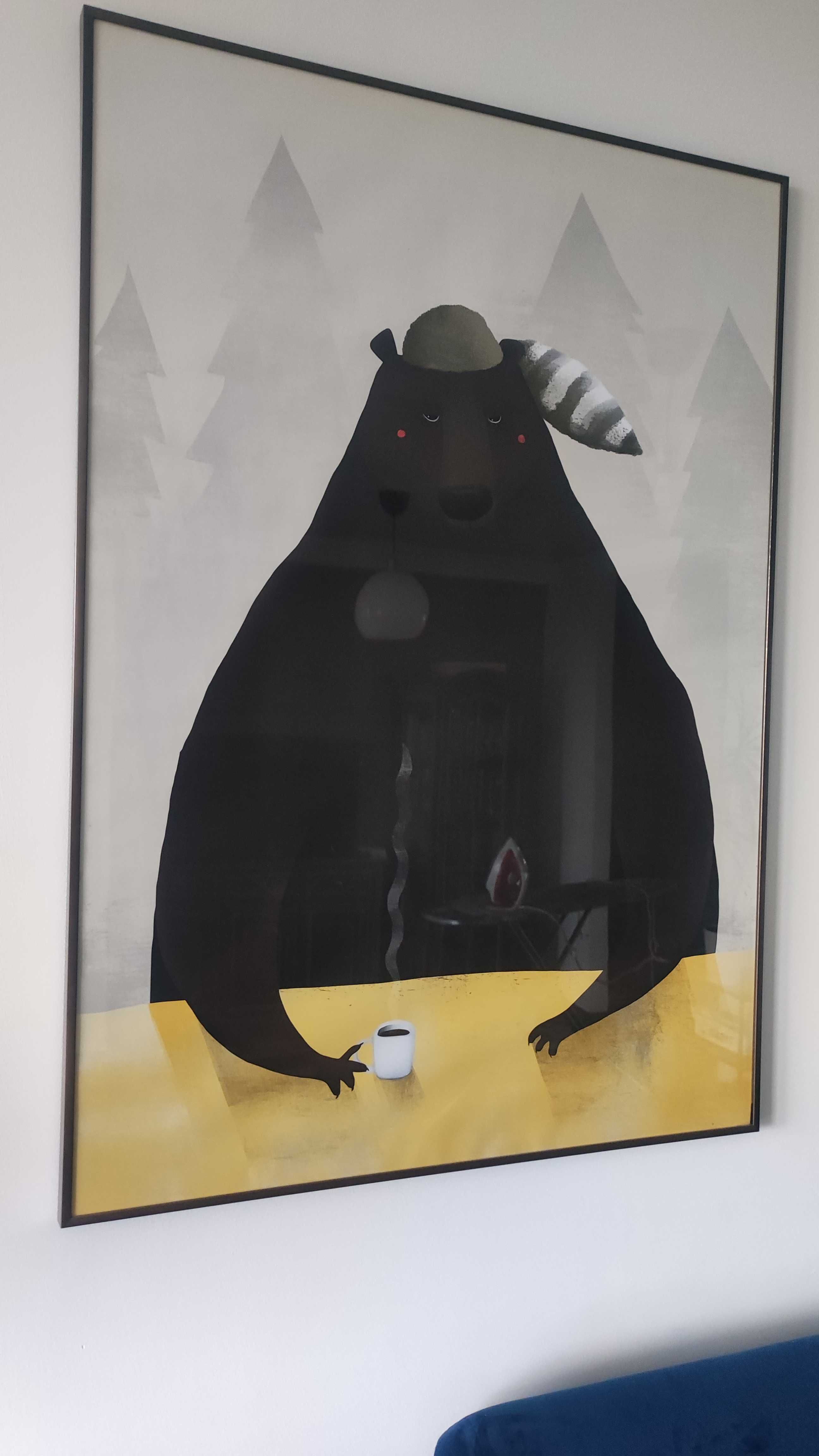 Plakat Ana Rudak, "Bear" 100x70cm