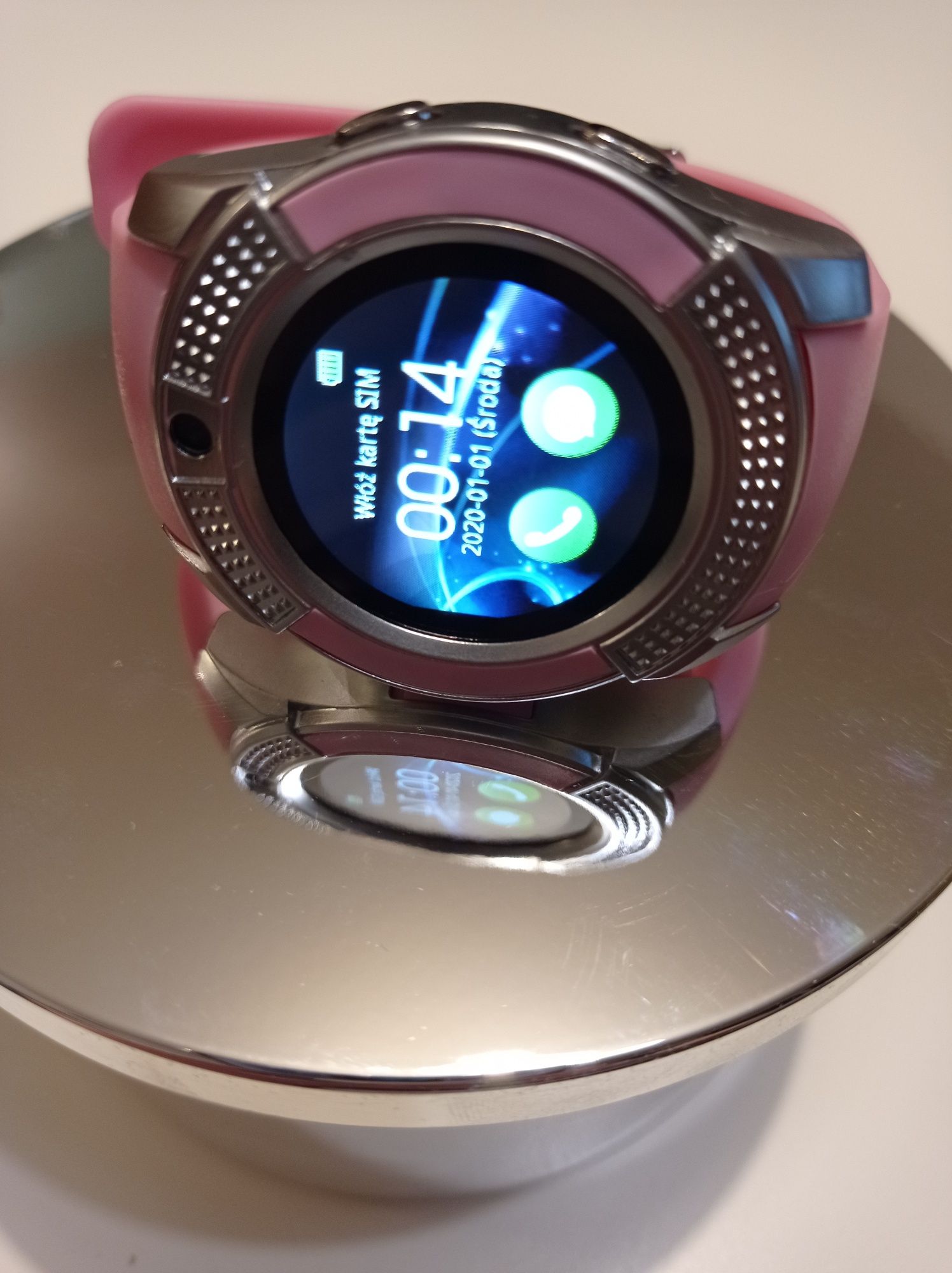 Smartwatch H6+ różowy