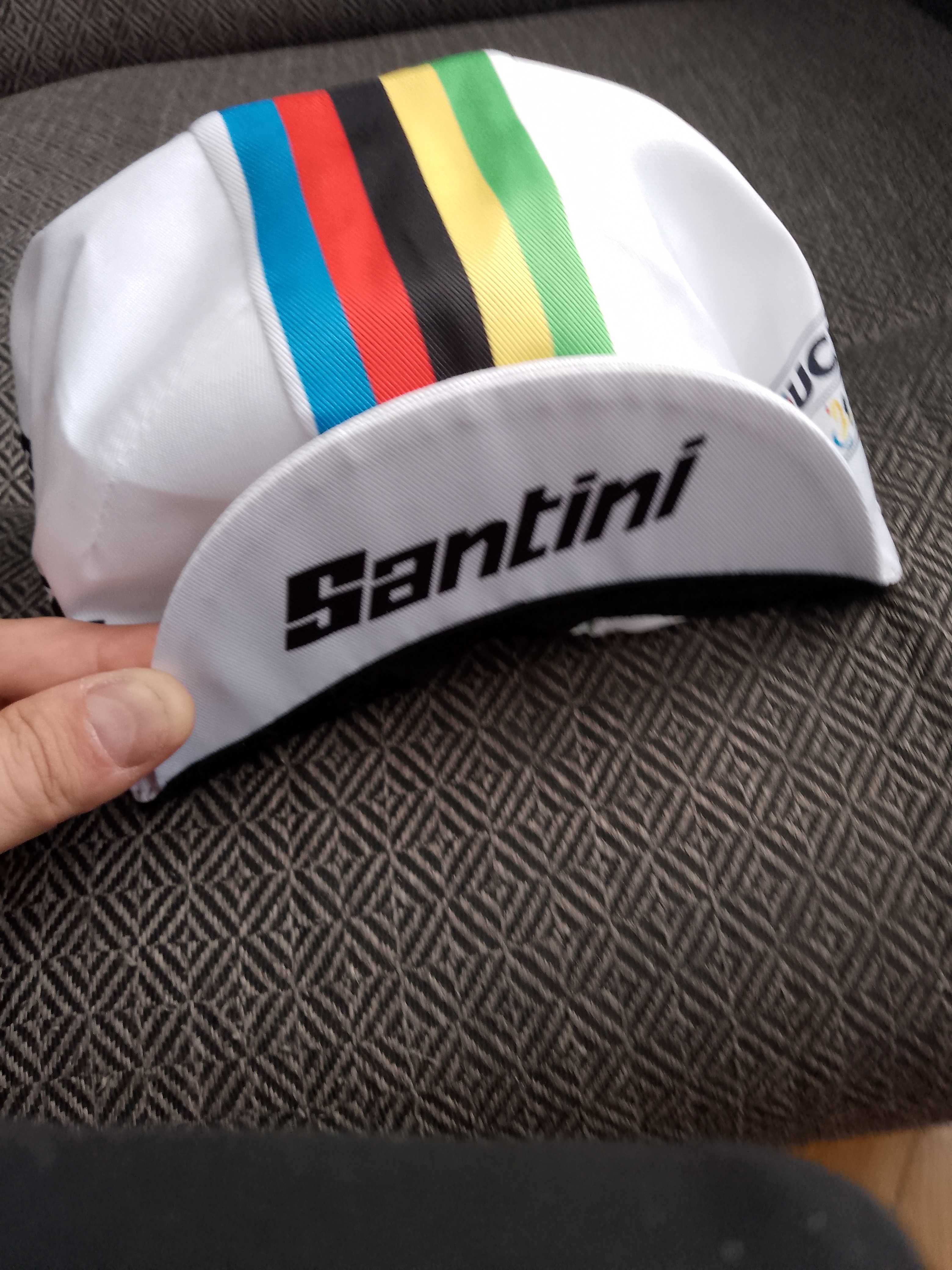 Czapeczka santini UCI world champion 2021 belgium szosa, kolarska