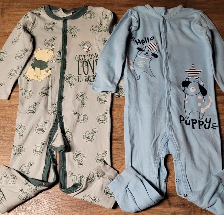 2 rampersy chłopięce Disney i so cute 92