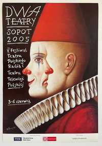 Plakat Olbiński Rafał Dwa Teatry. V Festiwal Polskiego Radia i TVP