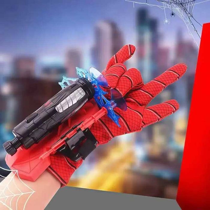 Іграшка «Веб-шутер» у стилі супергероя – рукавиця + ланчер павутиння