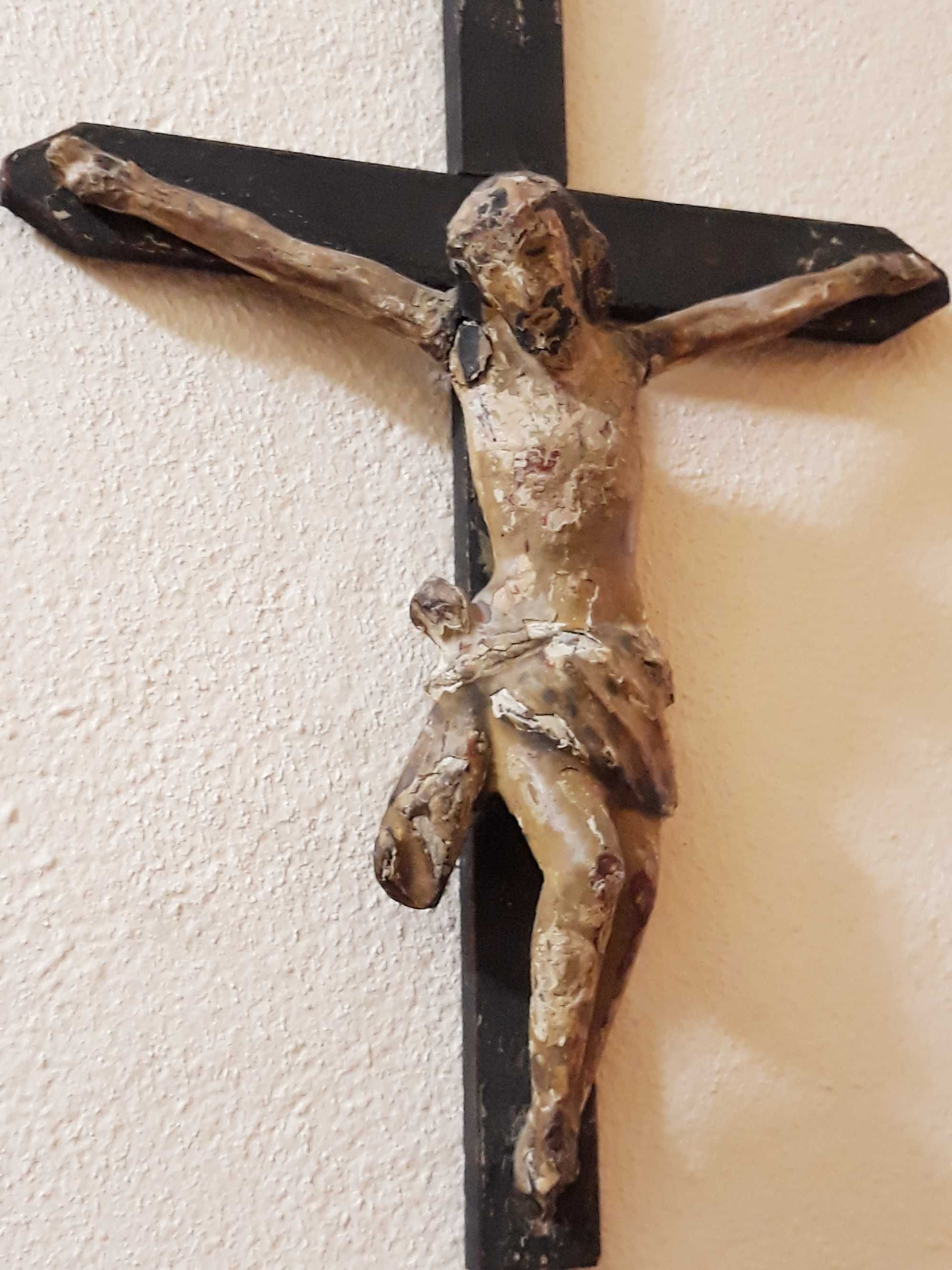 Crucifixo de parede Sec XVII        
 arte sacra