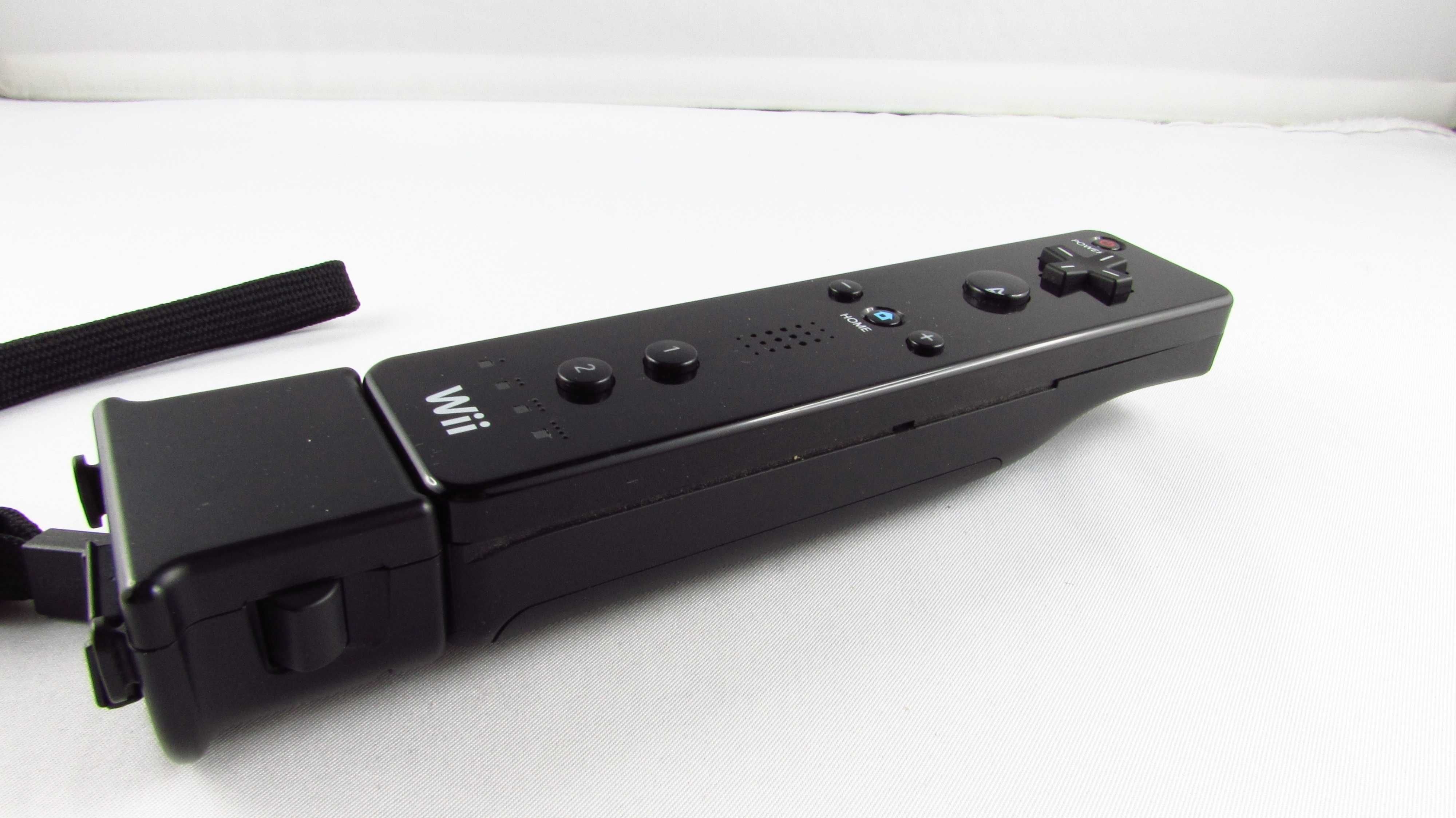 NINTENDO - Oryginalny Wii Remote Pilot + Motion Plus Czarne 2