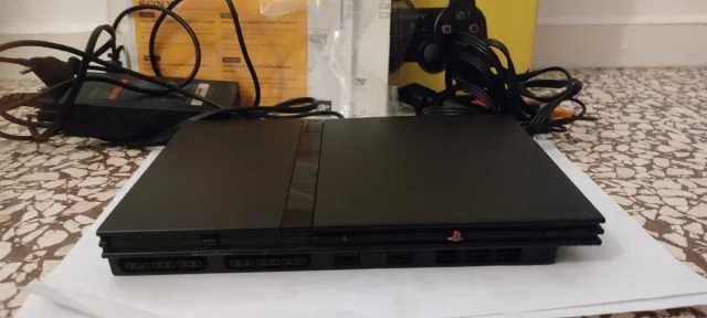 PS2 slim c/ Caixa + Manuais