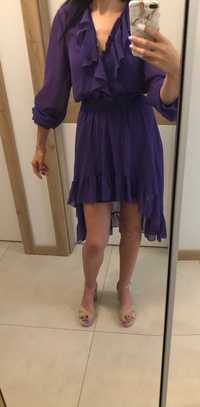 Fioletowa sukienka