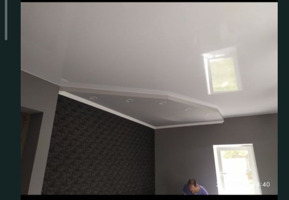 Установка і ремонт натяжних стель.